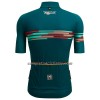 Completo Maglia + Pantaloncino con bretelle 2022 Deutschland Tour Manica Corta Verde Acqua